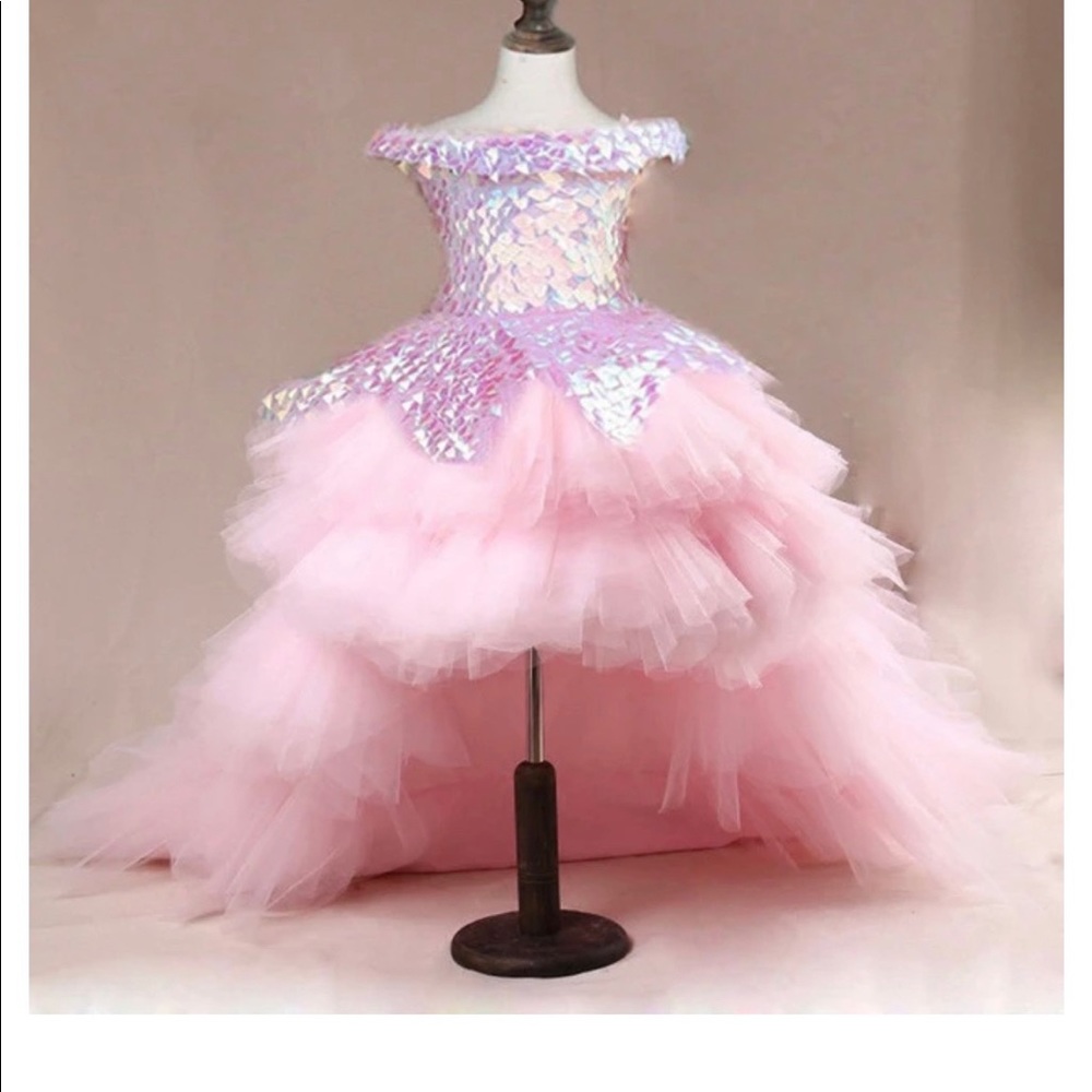 Pink girls dress